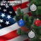 12 Pieces Independence Day Hanging Ball - 1.96" Memorial Day Sequin Hanging Ball Ornament - 4th of July Red Blue Tree Decorations for Memorial Day Veterans Patriotic USA Themed Party Supplies